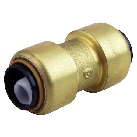 Apollo 3/8 in. (1/2 in. O.D.) Brass Push-To-Connect Coupling FSBC38